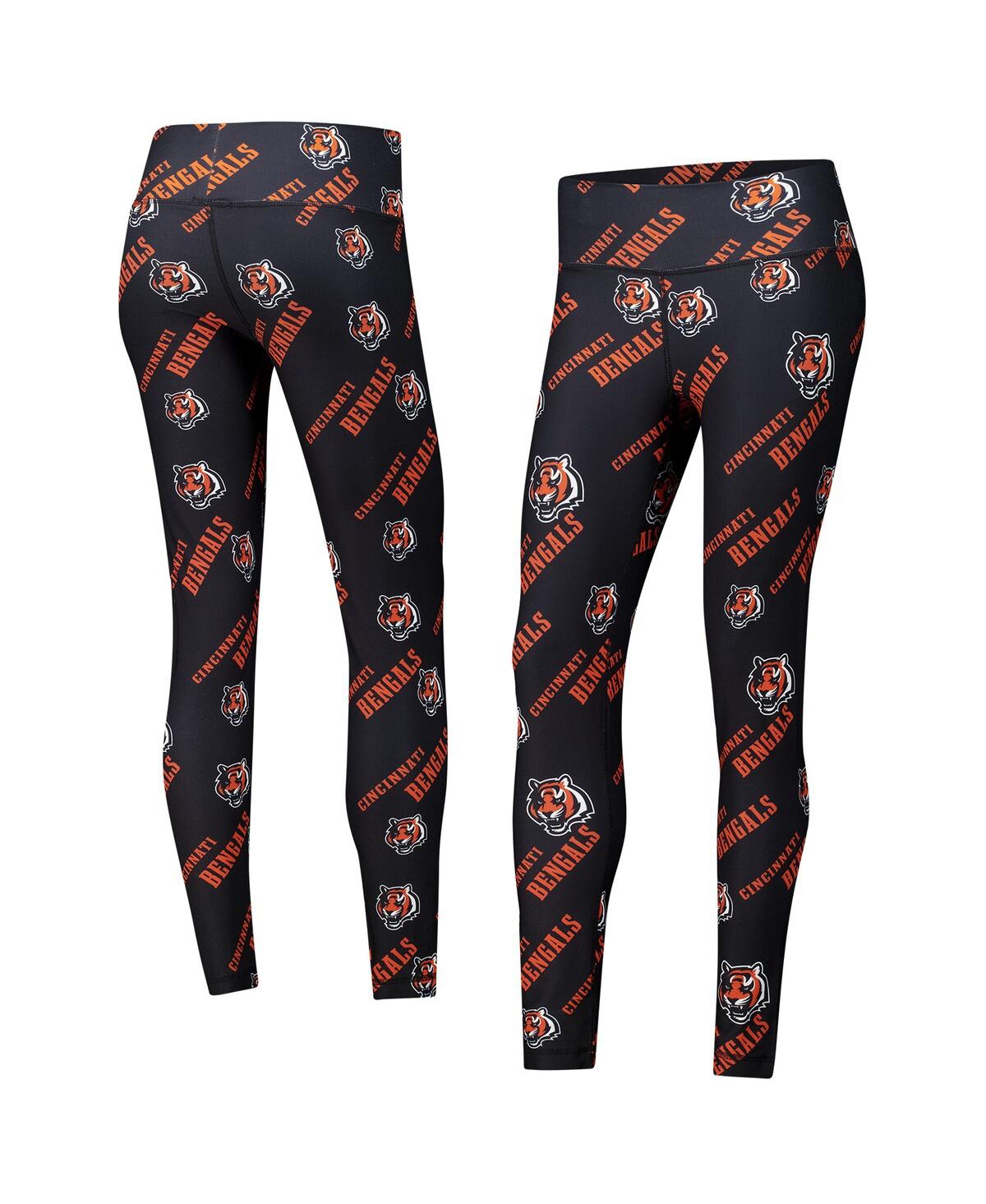 Concepts Sport Women’s Black Cincinnati Bengals Breakthrough Allover Print Knit Sleep Leggings – Black Concepts Sport Women’s Black Cincinnati Bengals Breakthrough Allover Print Knit Sleep Leggings – Black