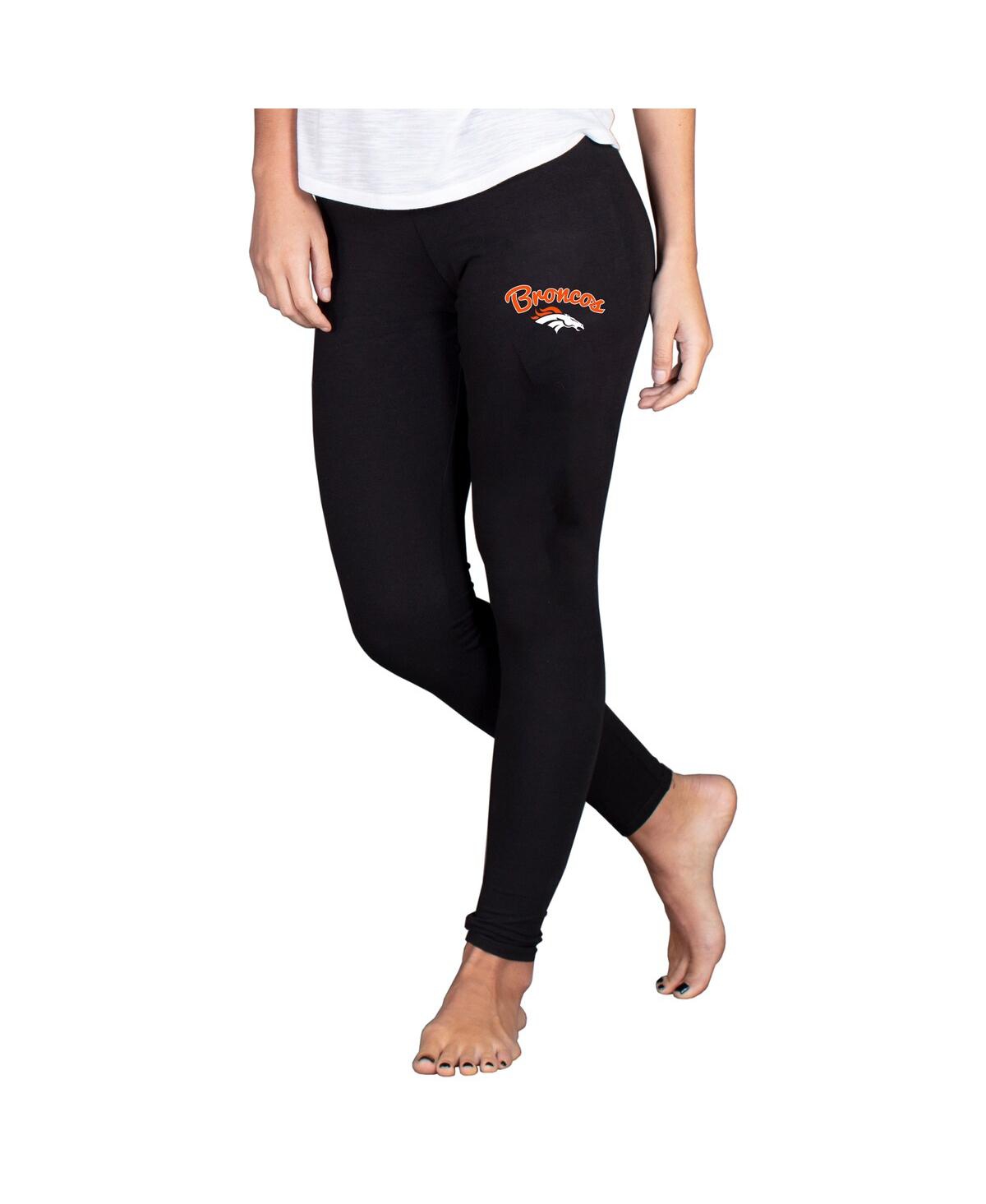 Concepts Sport Women’s Black Denver Broncos Lightweight Fraction Lounge Leggings – Black