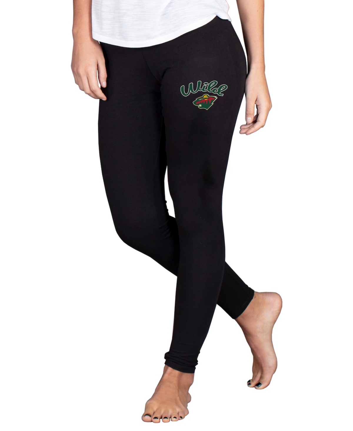 Concepts Sport Women’s Black Minnesota Wild Fraction Leggings – Black Concepts Sport Women’s Black Minnesota Wild Fraction Leggings – Black