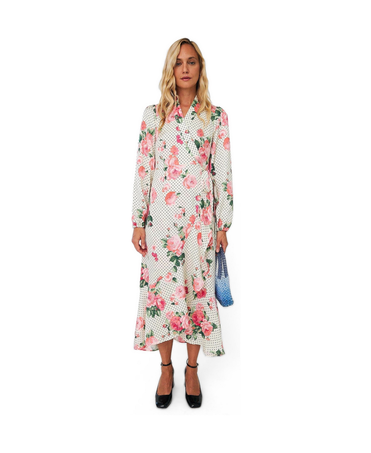 Cras Women’s Lara Fit & Flare Polka Dot Midi Dress – Polka rose Cras Women’s Lara Fit & Flare Polka Dot Midi Dress – Polka rose