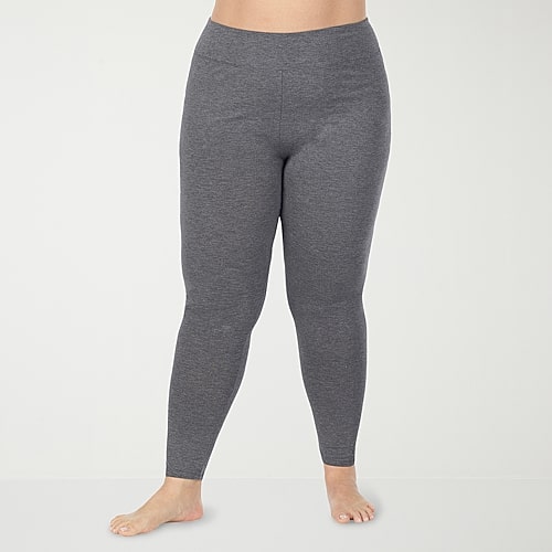 Cuddl Duds Softwear With Stretch Thermal Legging, 1x, Gray Cuddl Duds Softwear With Stretch Thermal Legging, 1x, Gray