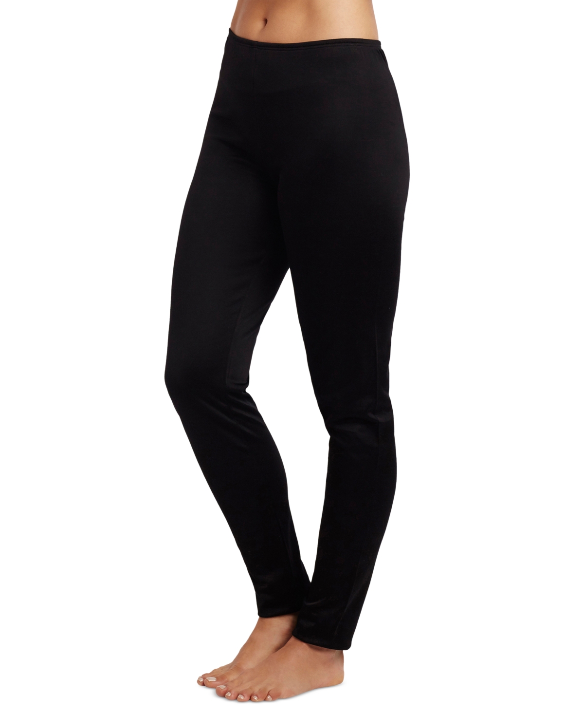 Cuddl Duds Women’s Climatesmart High-Rise Pull-On Leggings – Black Cuddl Duds Women’s Climatesmart High-Rise Pull-On Leggings – Black