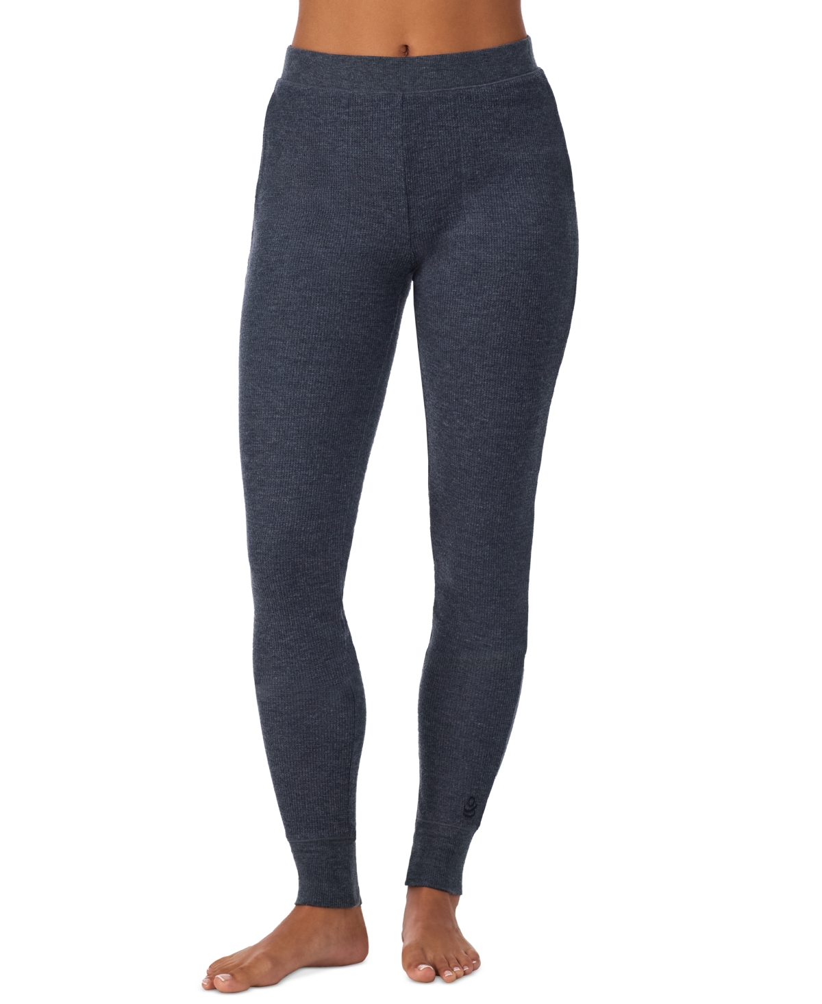Cuddl Duds Women’s Cozy Waffle-Knit Thermal Stretch Leggings – Heather Blue Cuddl Duds Women’s Cozy Waffle-Knit Thermal Stretch Leggings – Heather Blue