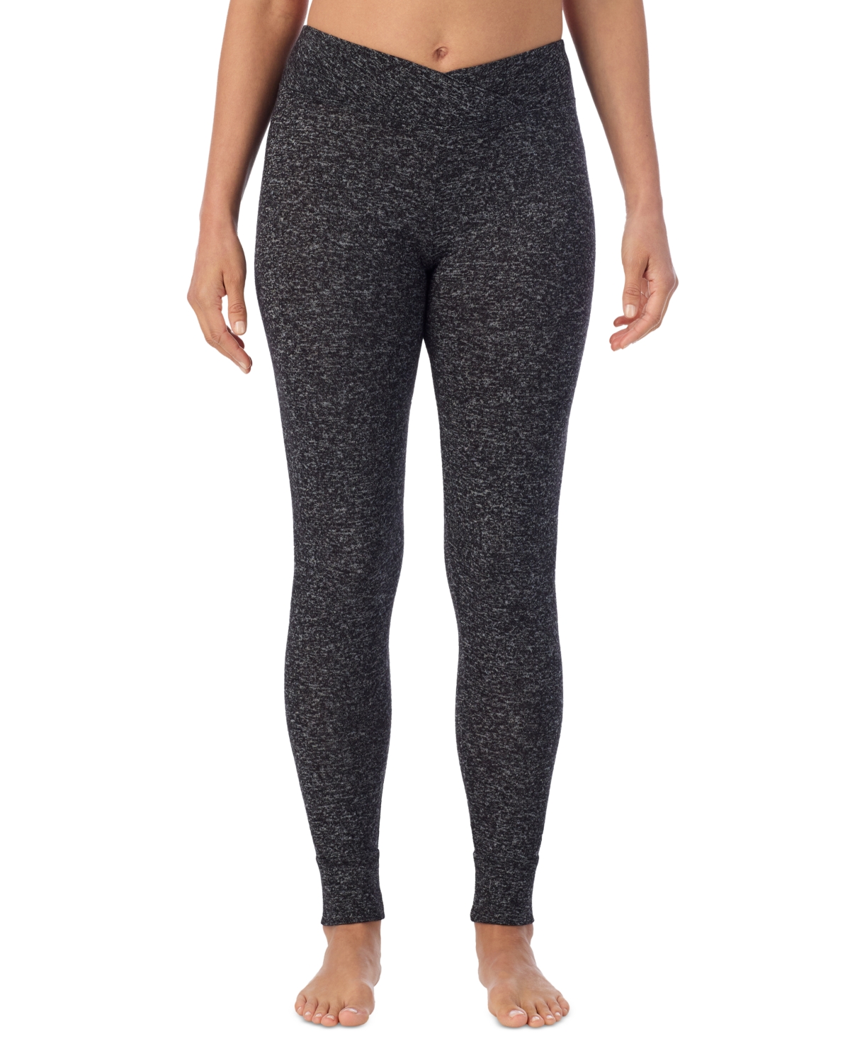 Cuddl Duds Women’s Softknit Sweater-Knit Pull-On Ankle Leggings – Heather Charcoal Cuddl Duds Women’s Softknit Sweater-Knit Pull-On Ankle Leggings – Heather Charcoal