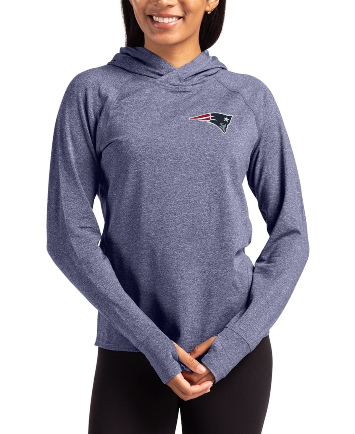 Cutter & Buck Women’s Heather Navy New England Patriots Primary Logo Adapt Knit Raglan Pullover Hoodie – Heather Navy Cutter & Buck Women’s Heather Navy New England Patriots Primary Logo Adapt Knit Raglan Pullover Hoodie – Heather Navy