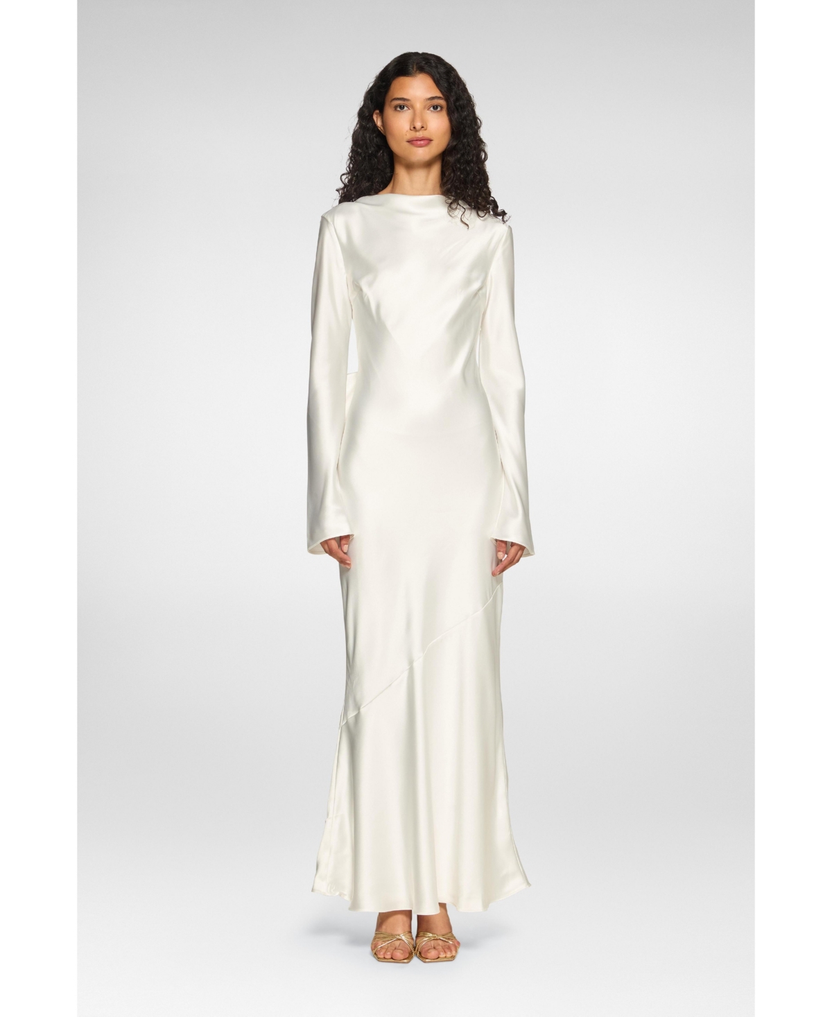 Daska Women’s Bow Dress – Ivory