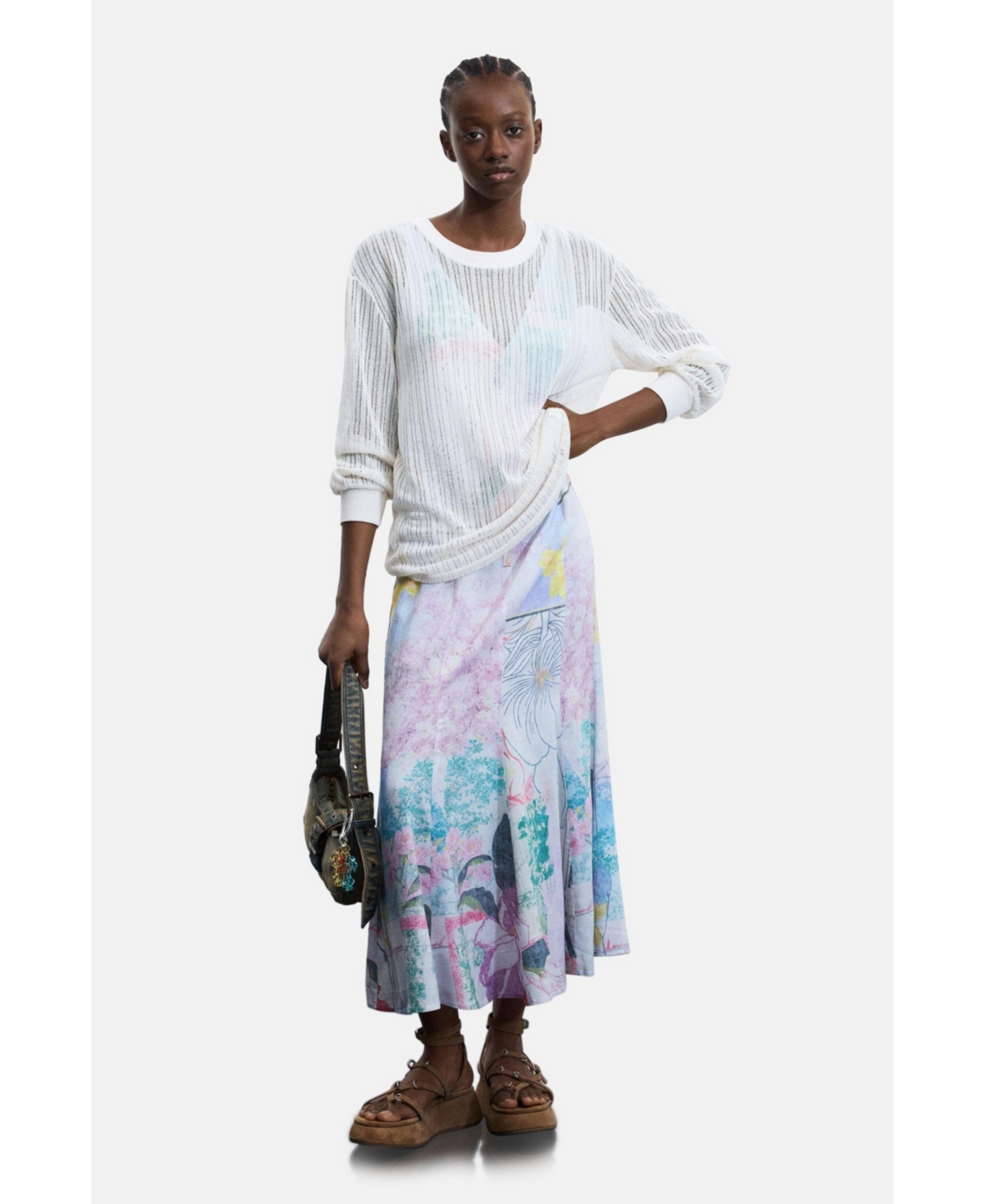 Desigual Women’s 2-in-1 Printed Dress – Multi