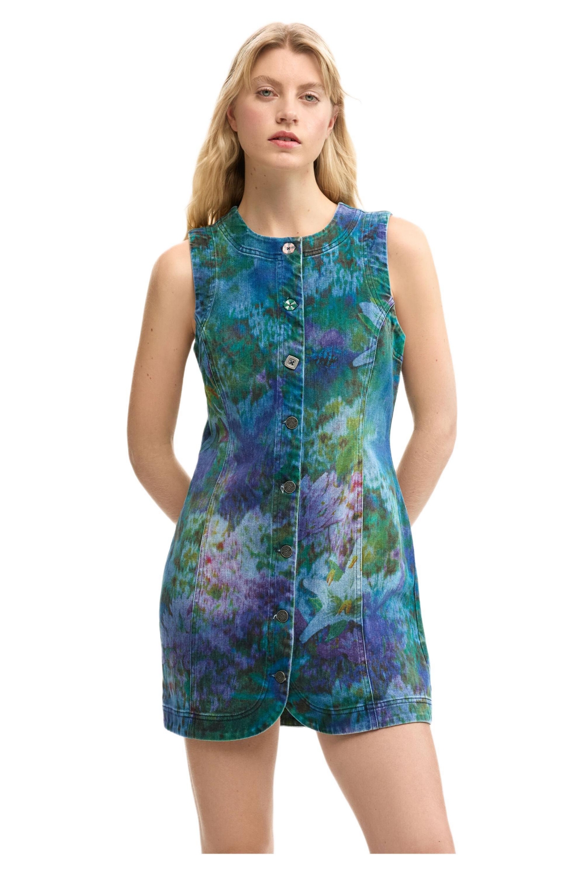 Desigual Women’s Denim garden dress – Dark blue Desigual Women’s Denim garden dress – Dark blue