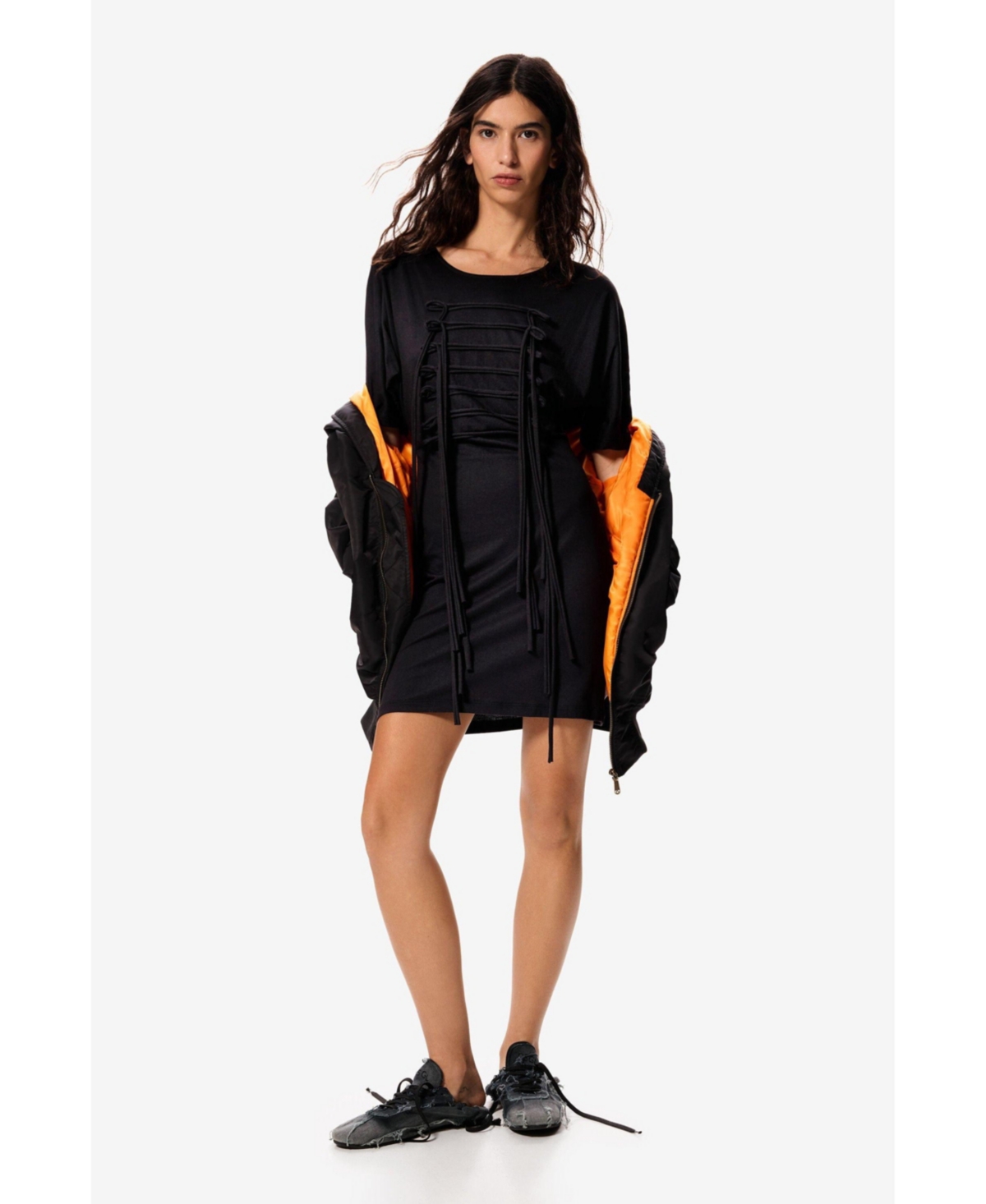 Desigual Women’s Dress Masha Popova – Black