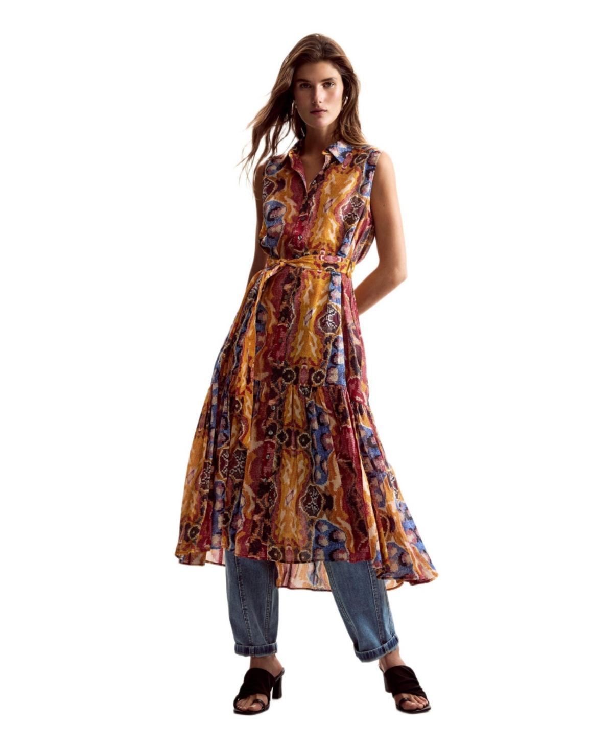 Desigual Women’s Ethnic Style Dress – Multi Desigual Women’s Ethnic Style Dress – Multi