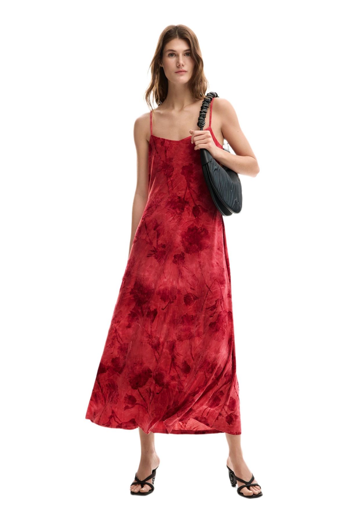 Desigual Women’s Floral strap dress – Red Desigual Women’s Floral strap dress – Red