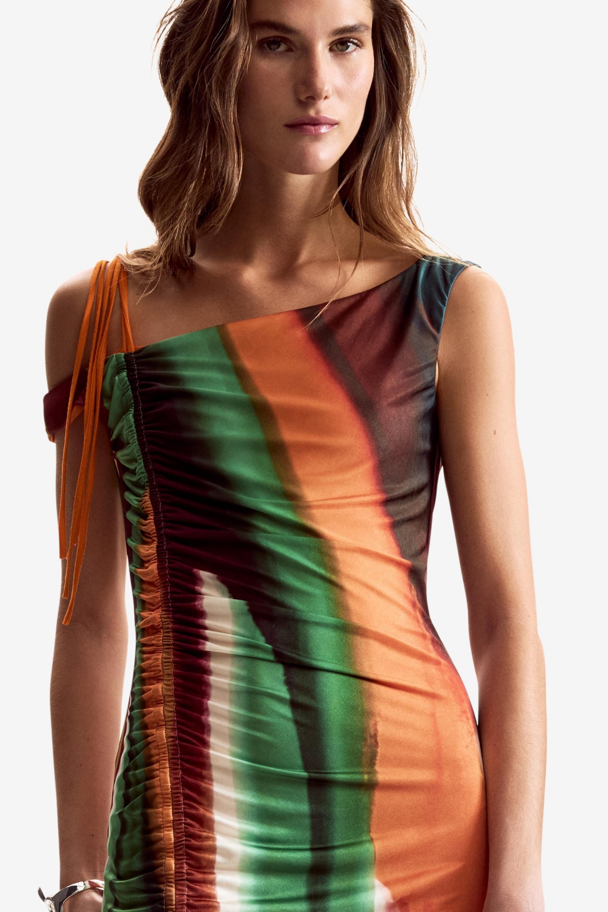 Desigual Women’s Striped Dress Christian Lacroix – Off white