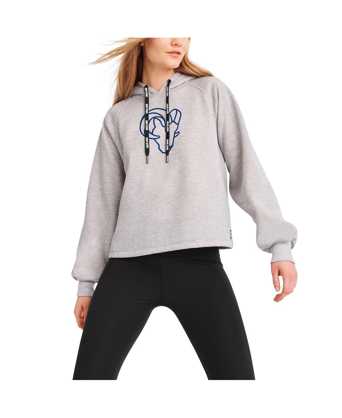 Dkny Women’s Heather Gray Los Angeles Rams Debbie Dolman Raglan Pullover Hoodie – Heather Gray Dkny Women’s Heather Gray Los Angeles Rams Debbie Dolman Raglan Pullover Hoodie – Heather Gray