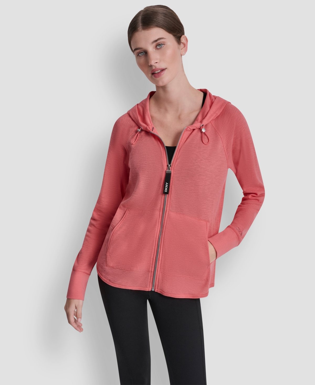 Dkny Women’s Sport Zip-Front Hoodie Jacket – Sunkissed