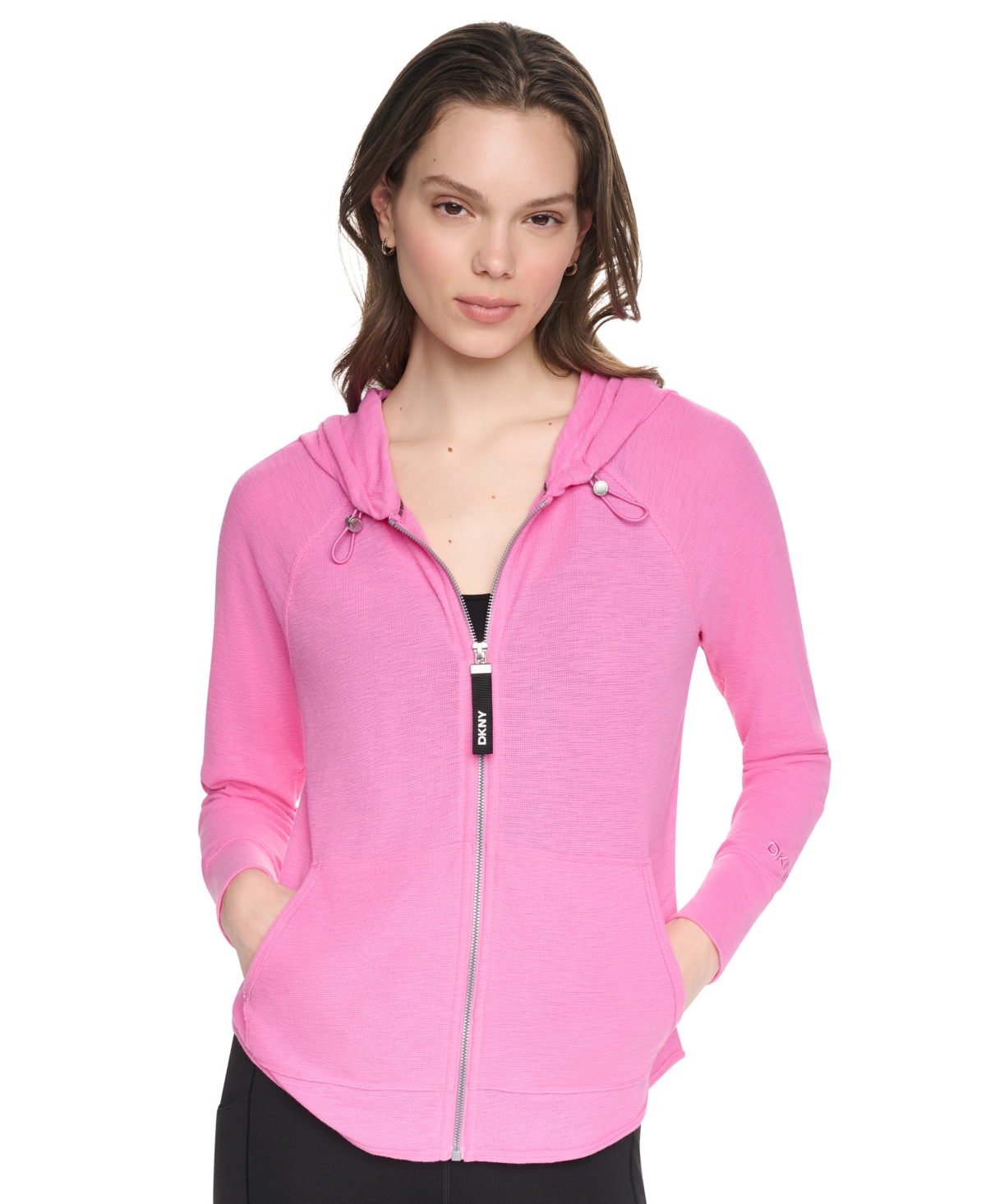 Dkny Women’s Sport Zip-Front Hoodie Jacket – Taffy