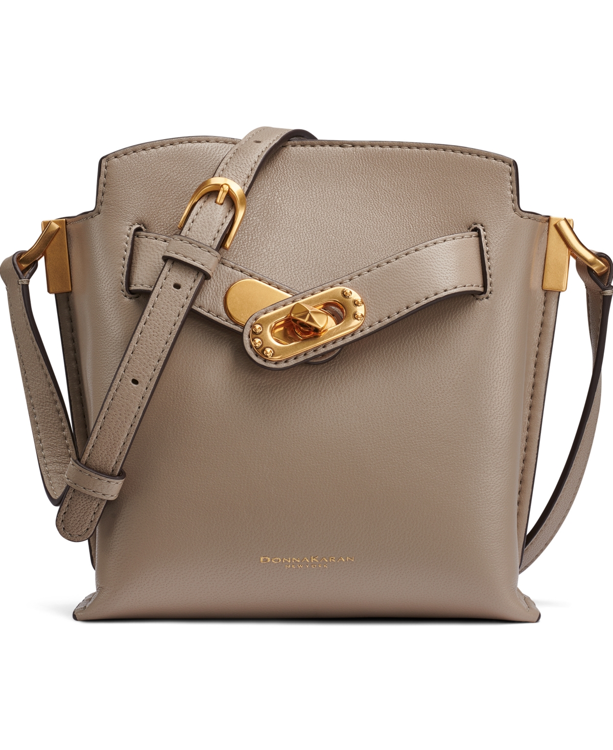 Donna Karan New York Bridgehampton Turnlock Crossbody – Moth