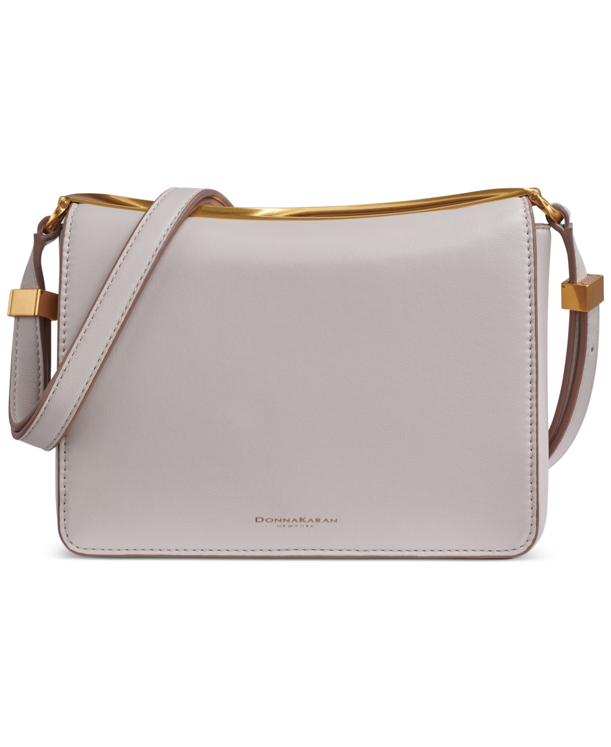 Donna Karan New York Jericho Flap Shoulder with Sculpted Hardware – Sand