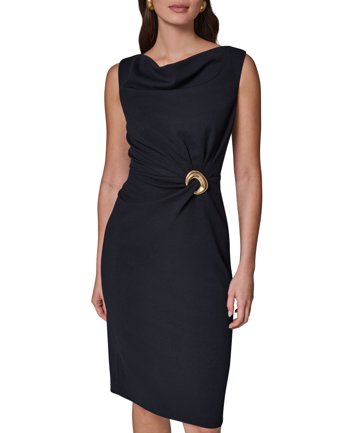 Donna Karan New York Women’s Sleeveless Boat-Neck Sheath Dress – Black Donna Karan New York Women’s Sleeveless Boat-Neck Sheath Dress – Black