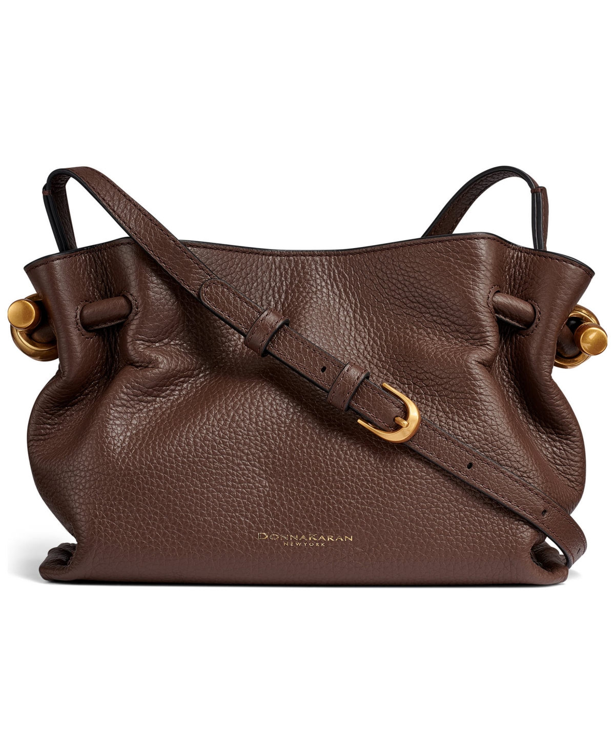 Donna Karen New York Cashmere Small Crossbody Handbag – Umber