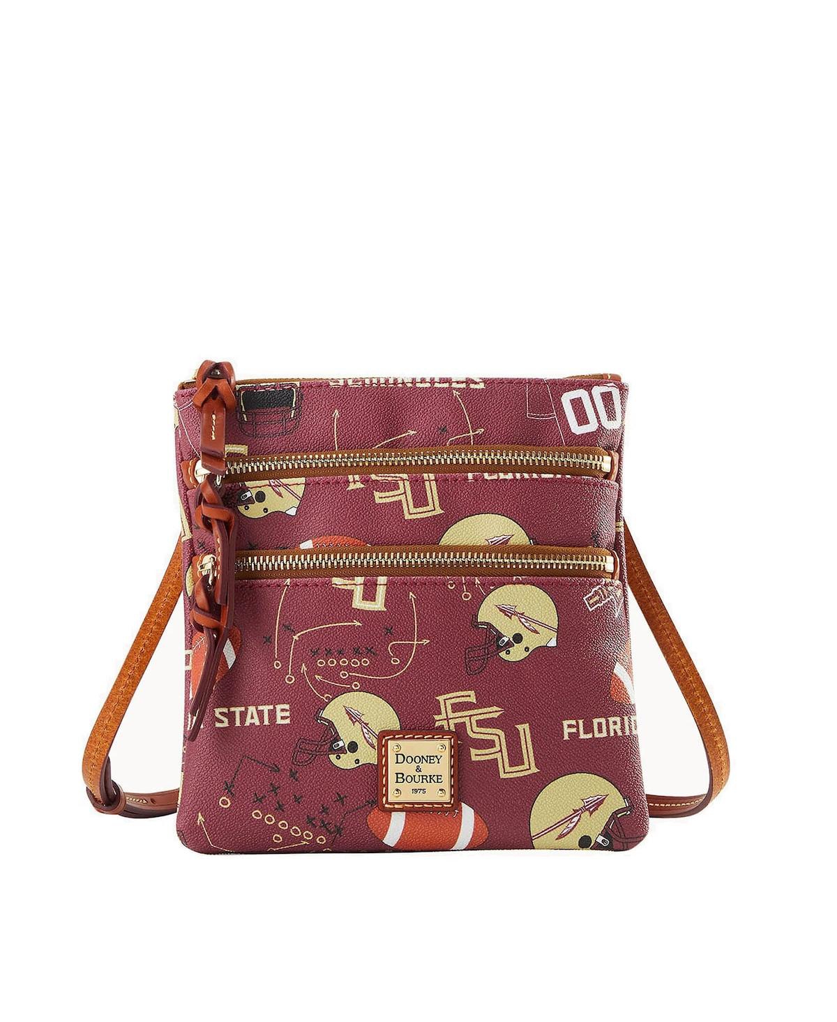 Dooney & Bourke Florida State Seminoles Football Halftime Triple Zip Crossbody Bag – Garnet Dooney & Bourke Florida State Seminoles Football Halftime Triple Zip Crossbody Bag – Garnet