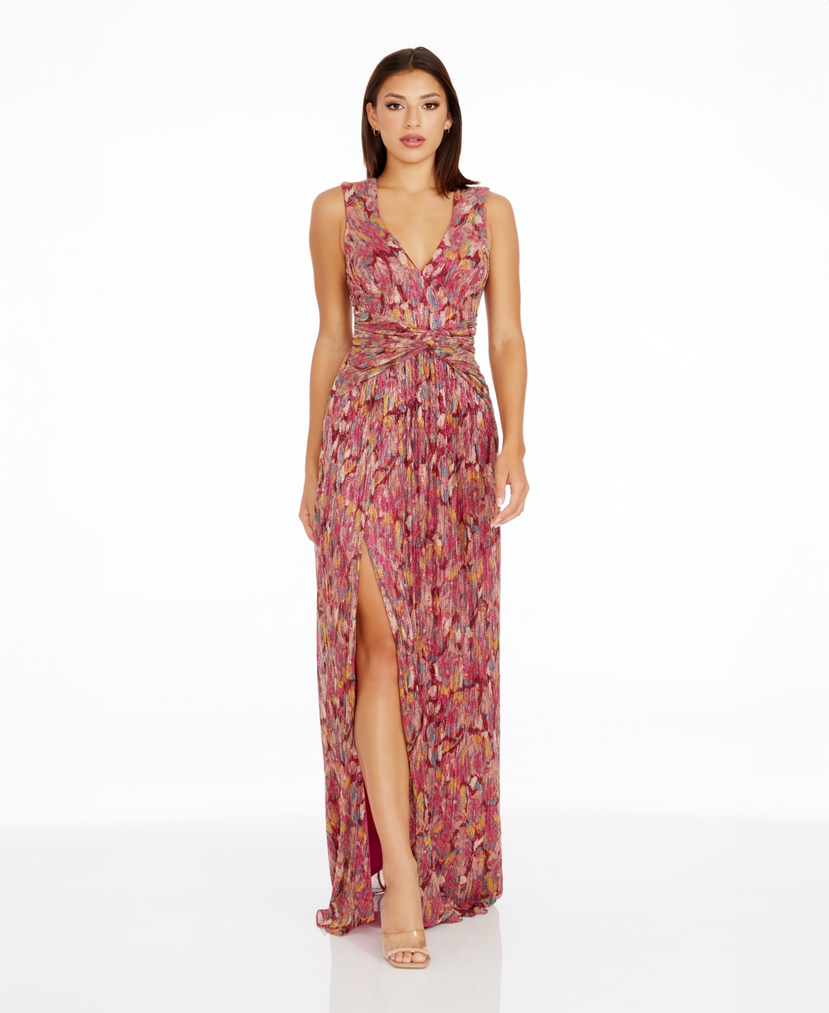 Dress the Population Leanna Women’s Metallic Fit & Flare Dress – Bright Fuchsia Dress the Population Leanna Women’s Metallic Fit & Flare Dress – Bright Fuchsia