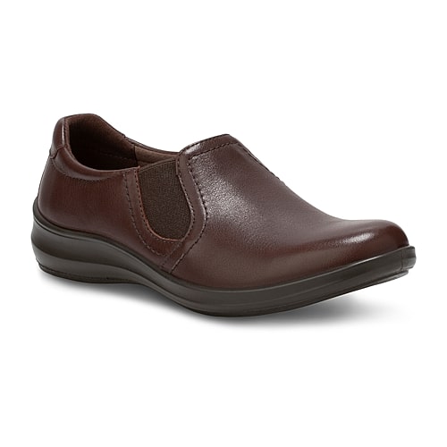 Eastland Fiddle Womens Round Closed Toe Slip-On Shoe, 6 Medium, Blue