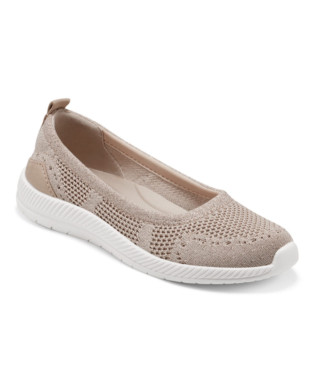 Easy Spirit Women’s Glitz Slip-On Walking Shoe – Gold