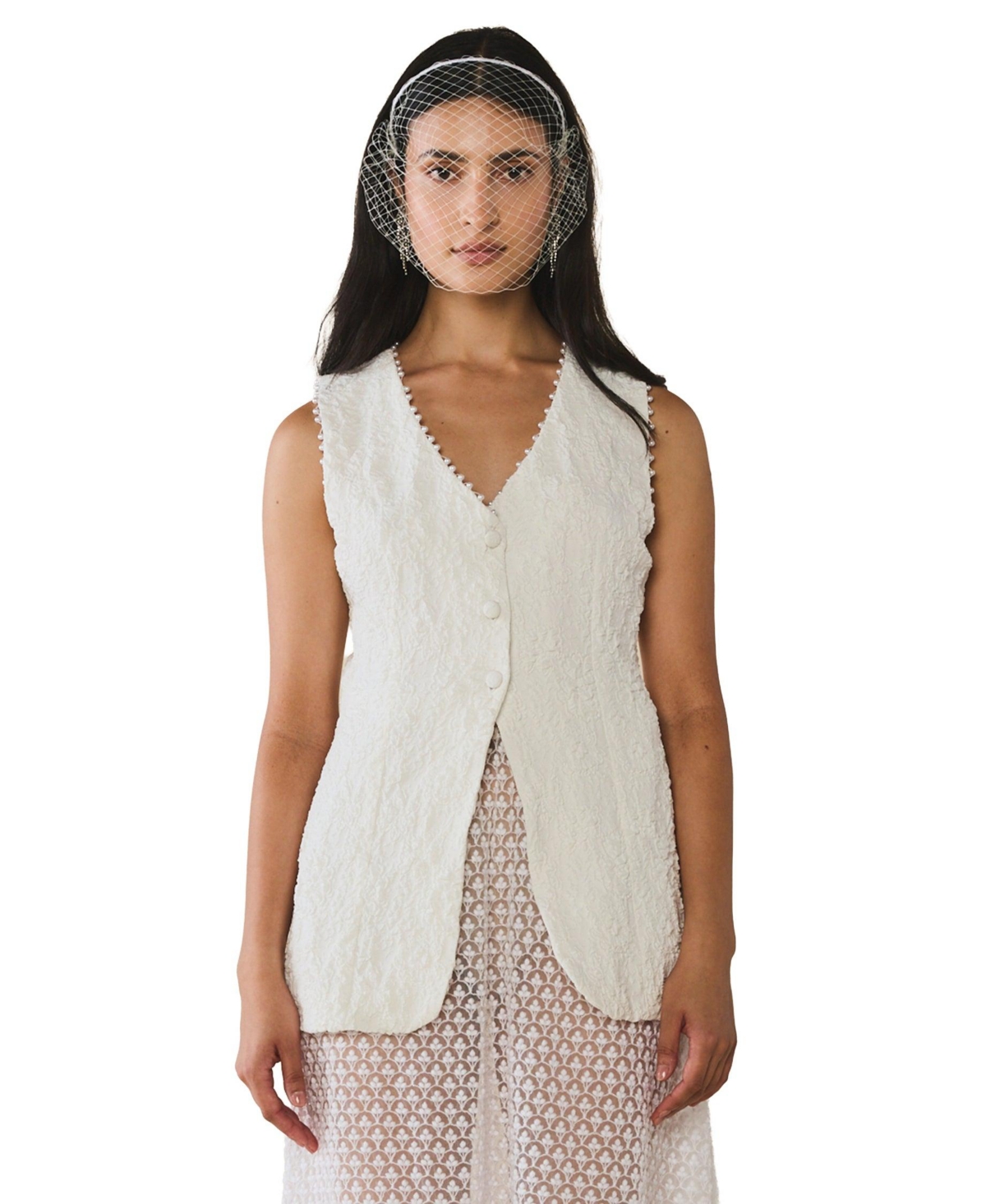 Eddy Women’s Alexa Top – Chapel white floral