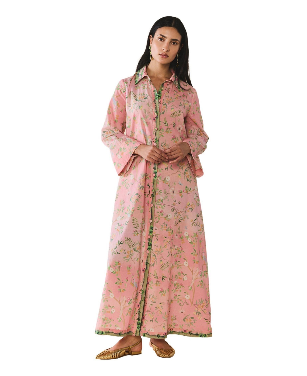 Eddy Women’s Birdie Dress – Peony peacock x larsen mcdowell