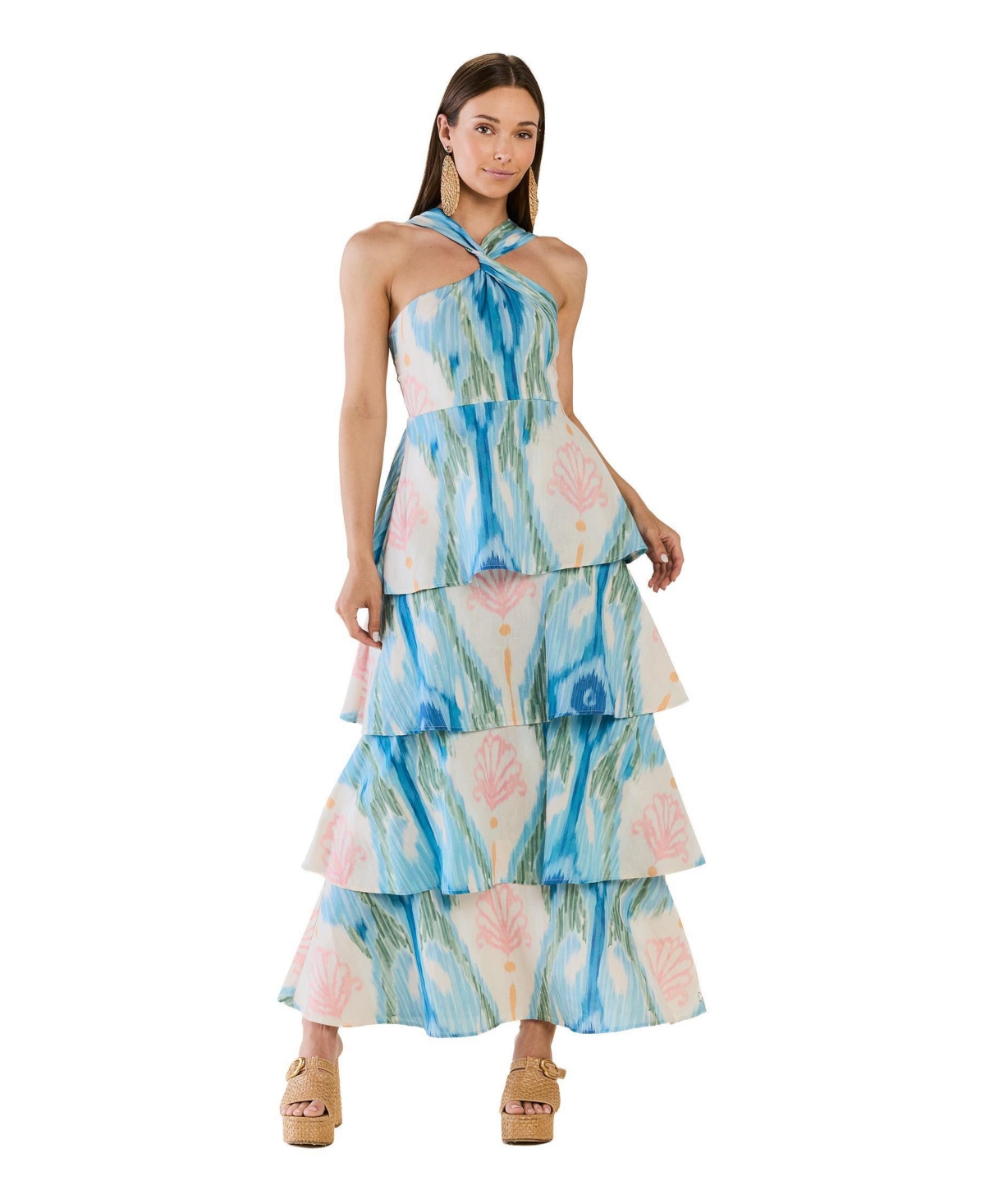 Eddy Women’s Emma Dress x Charli Evans – Harbor island waves ikat Eddy Women’s Emma Dress x Charli Evans – Harbor island waves ikat
