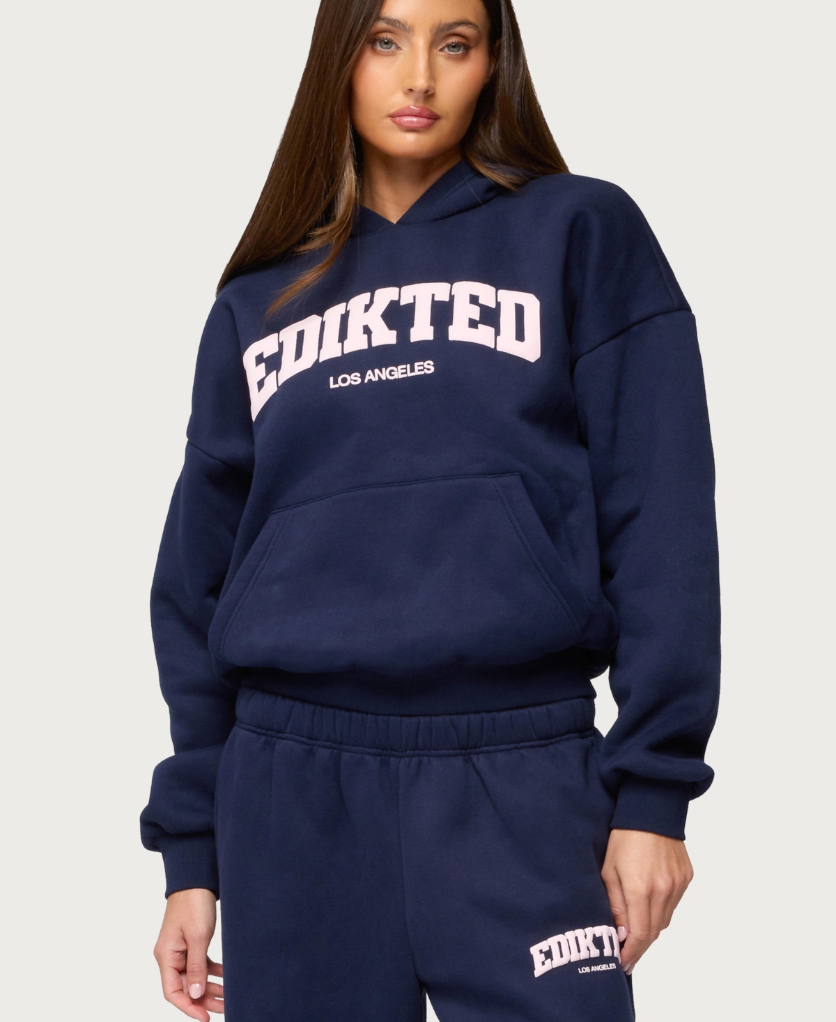 Edikted Womens Edikted La Hoodie – Navy