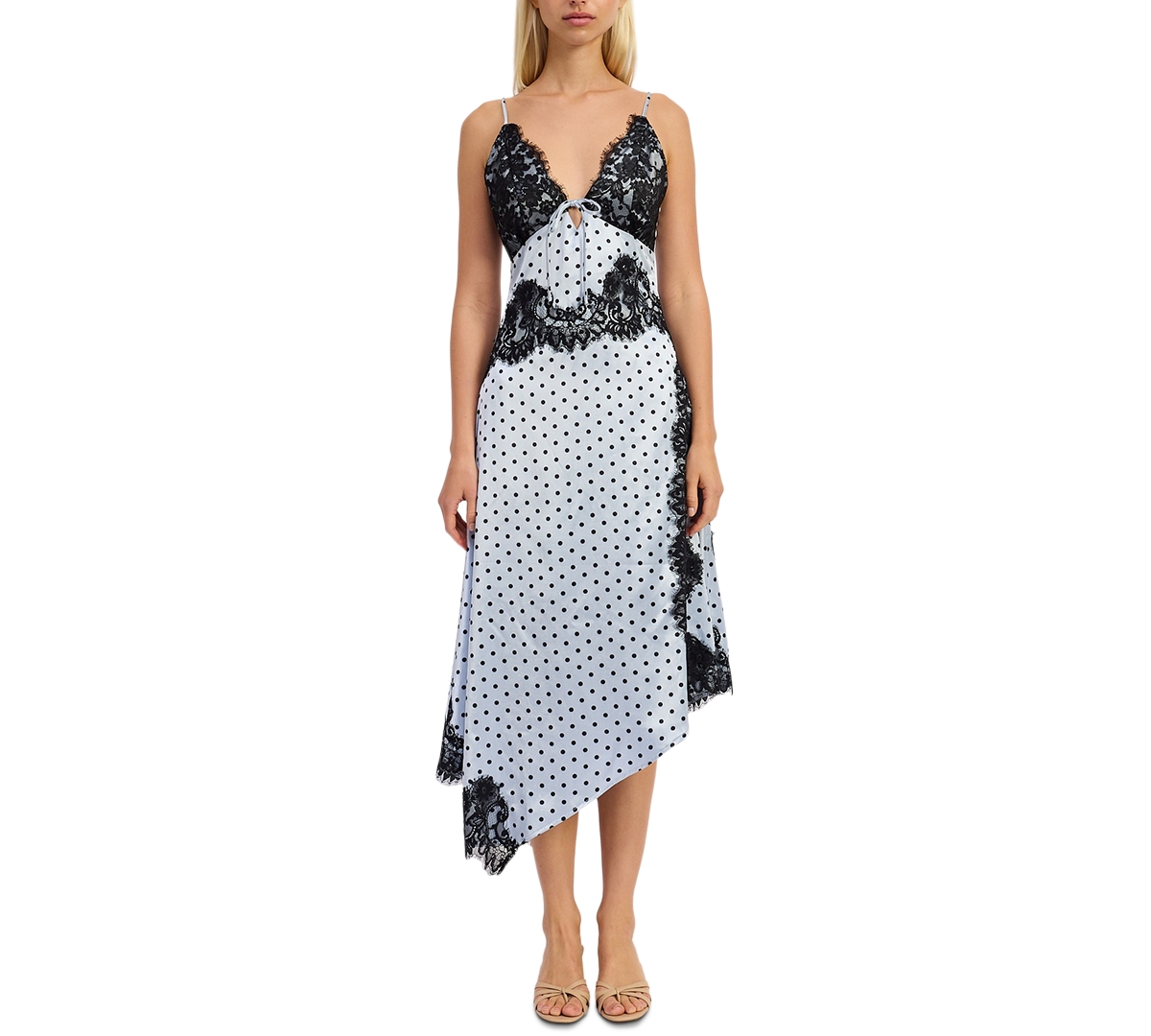 En Saison Women’s Hazel V-Neck Sleeveless Maxi Dress – Light Blue Black En Saison Women’s Hazel V-Neck Sleeveless Maxi Dress – Light Blue Black