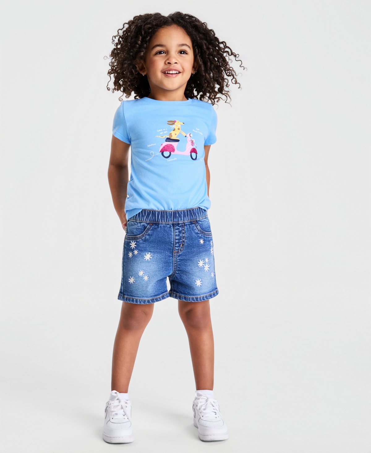 Epic Threads Girls’ 12M-5T Daisy Pull-On Shorts, Macy’s Exclusive – Flora Wash Epic Threads Girls’ 12M-5T Daisy Pull-On Shorts, Macy’s Exclusive – Flora Wash