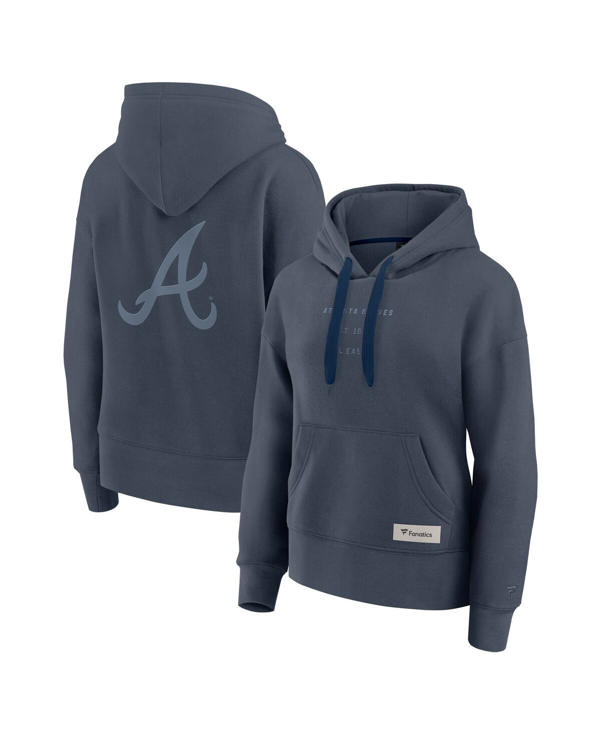 Fanatics Women’s Blue Atlanta Braves Elements Future Ground Subtle Tonal Pullover Hoodie – Navy Fanatics Women’s Blue Atlanta Braves Elements Future Ground Subtle Tonal Pullover Hoodie – Navy