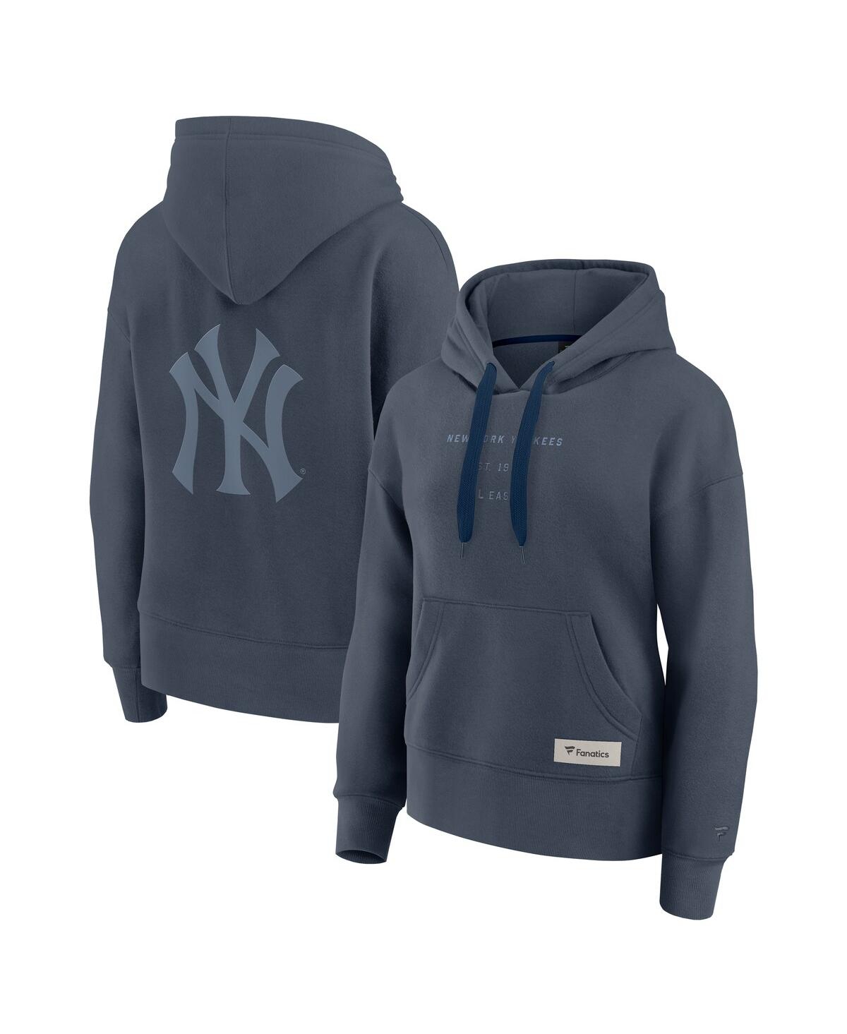 Fanatics Women’s Blue New York Yankees Elements Future Ground Subtle Tonal Pullover Hoodie – Blue Fanatics Women’s Blue New York Yankees Elements Future Ground Subtle Tonal Pullover Hoodie – Blue