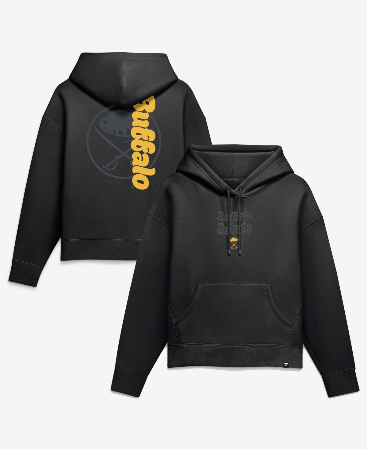 Fanatics Women’s Buffalo Sabres Blackout Hoodie – Black