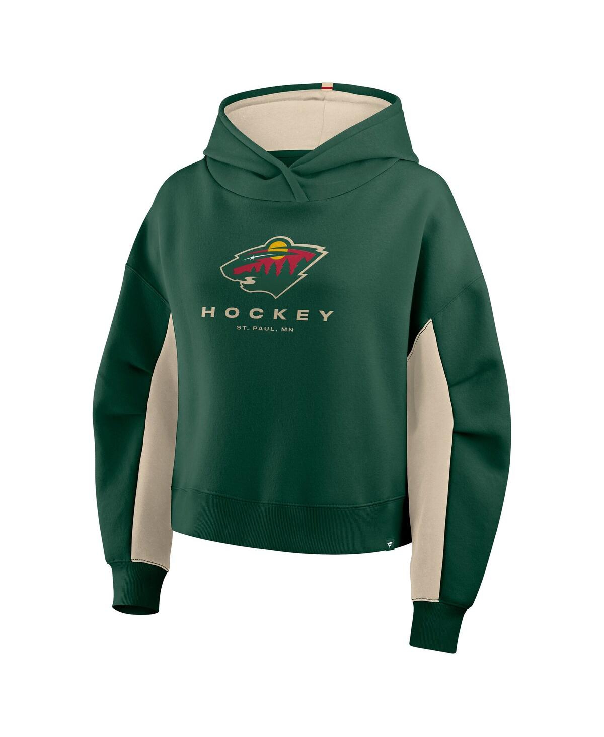 Fanatics Women’s Green Minnesota Wild Back Check Boxy Hoodie – Green Fanatics Women’s Green Minnesota Wild Back Check Boxy Hoodie – Green