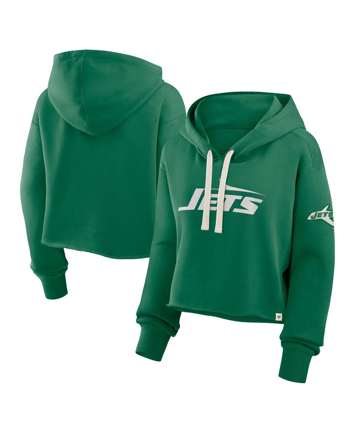 Fanatics Women’s Kelly Green New York Jets Oversized Hometown Heritage Cropped Hoodie – Kelly Green Fanatics Women’s Kelly Green New York Jets Oversized Hometown Heritage Cropped Hoodie – Kelly Green