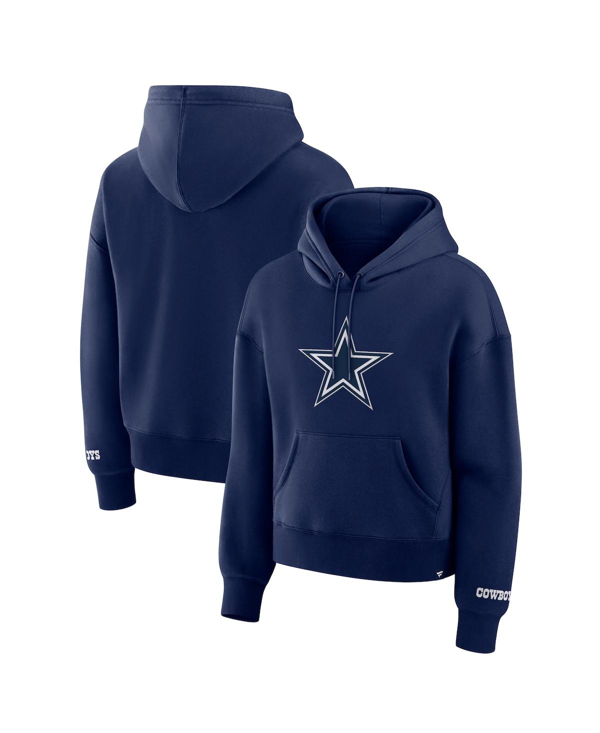 Fanatics Women’s Navy Dallas Cowboys Legacy Fleece Pullover Hoodie – Navy