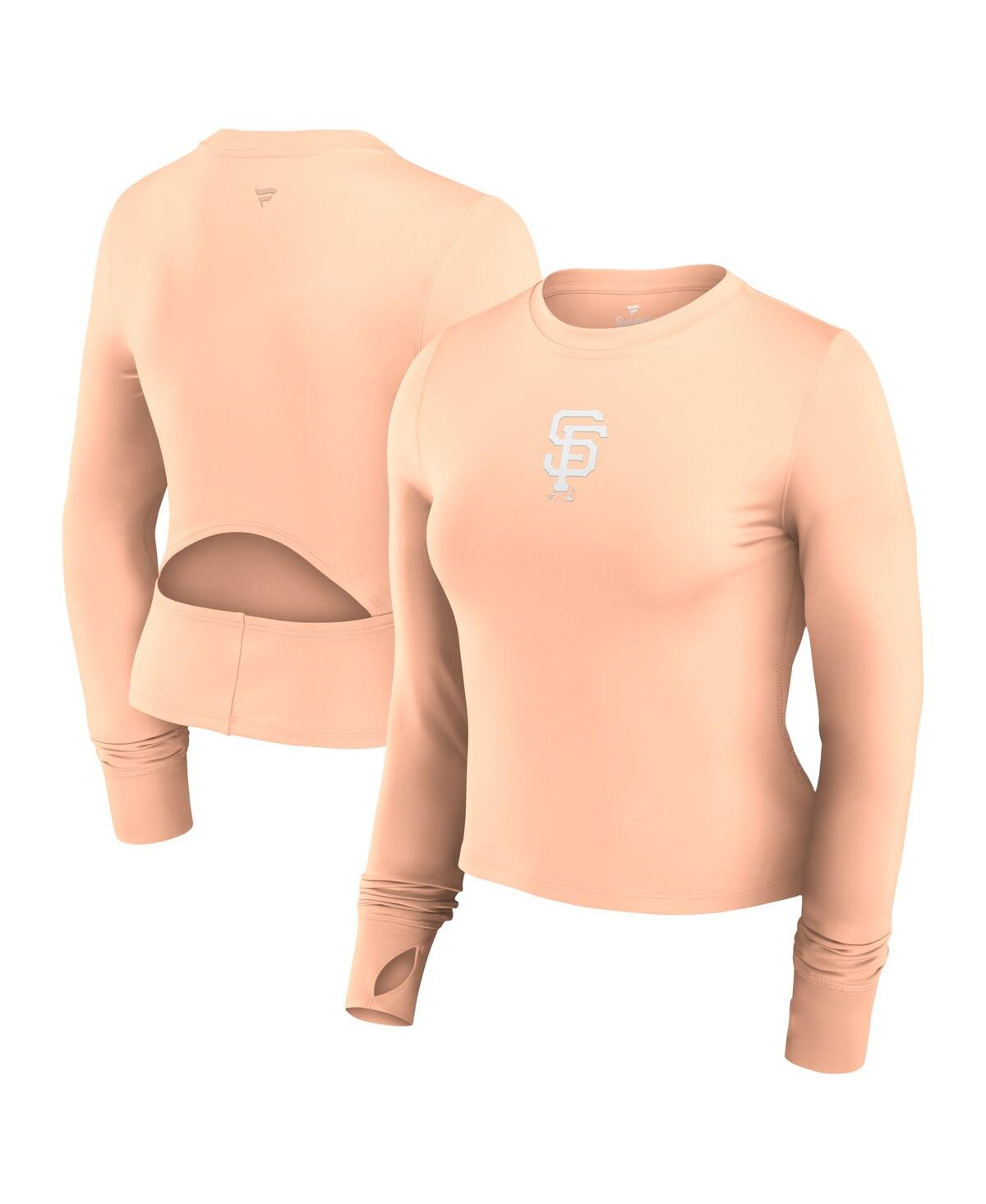 Fanatics Women’s Pink San Francisco Giants Studio Fitted Long Sleeve Gym Top – Light Pink Fanatics Women’s Pink San Francisco Giants Studio Fitted Long Sleeve Gym Top – Light Pink