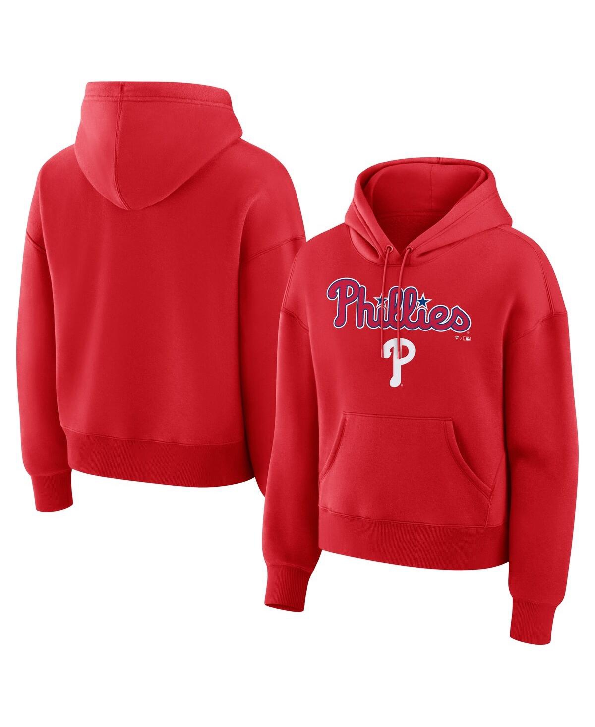 Fanatics Women’s Red Philadelphia Phillies Lockup Legacy Fleece Hoodie – Red Fanatics Women’s Red Philadelphia Phillies Lockup Legacy Fleece Hoodie – Red