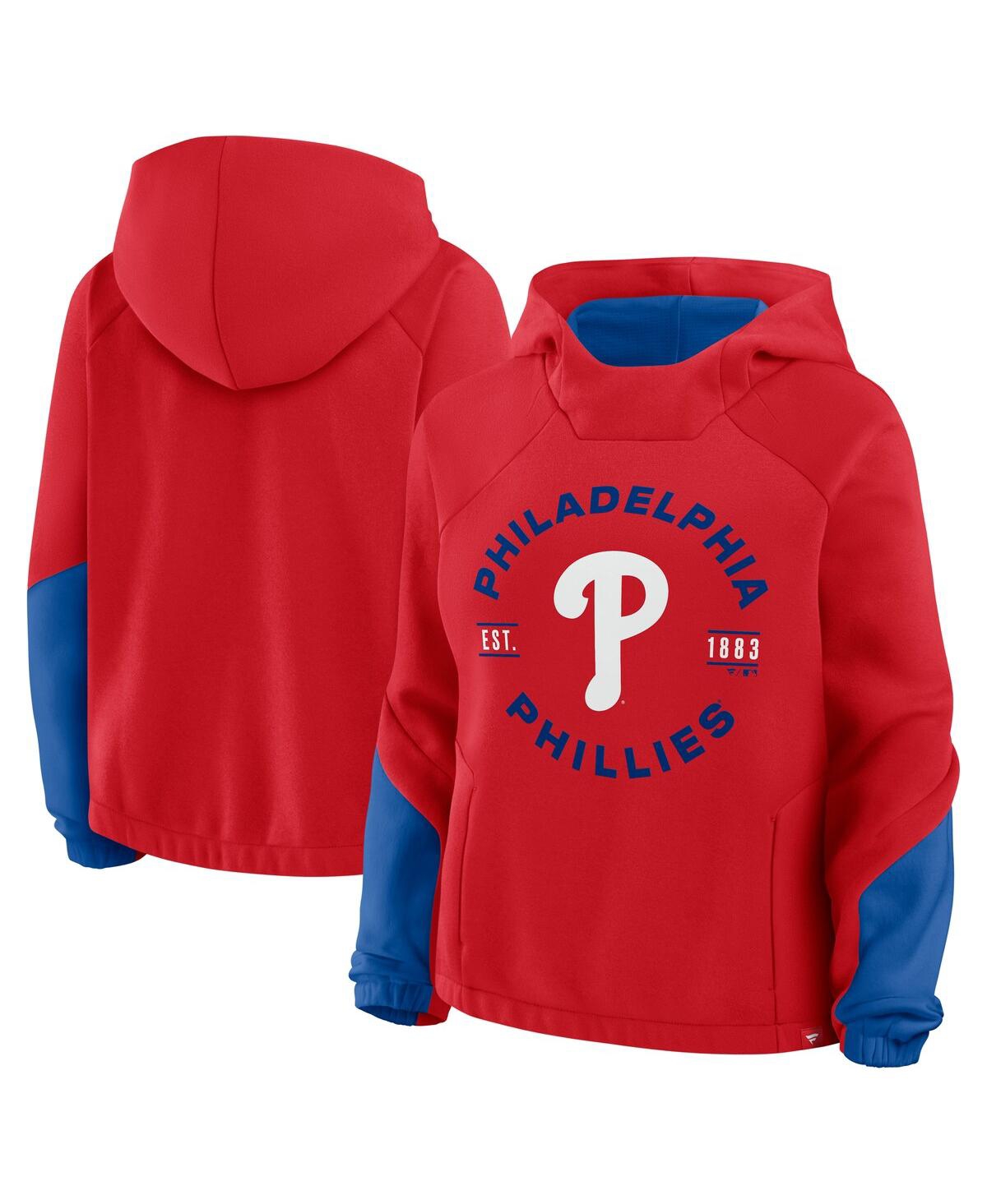 Fanatics Women’s Red Philadelphia Phillies Oversized Time to Win Pullover Hoodie – Red Fanatics Women’s Red Philadelphia Phillies Oversized Time to Win Pullover Hoodie – Red