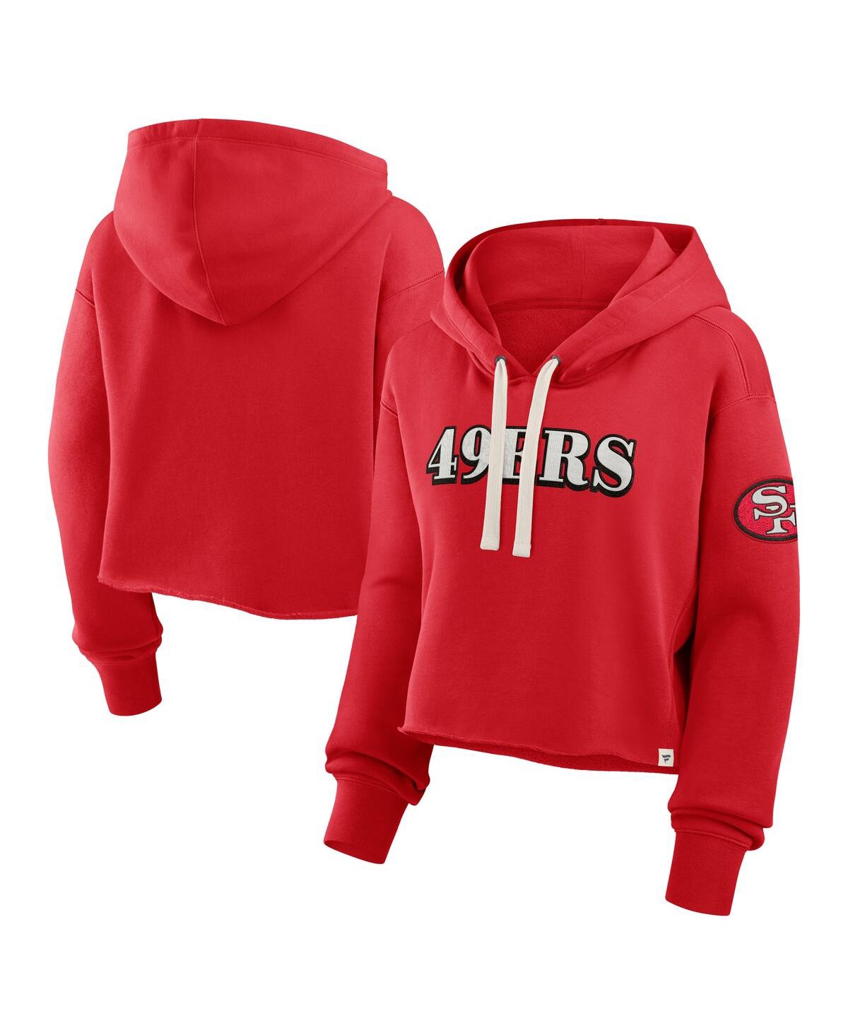 Fanatics Women’s Scarlet San Francisco 49ers Oversized Hometown Heritage Cropped Hoodie – Scarlet Fanatics Women’s Scarlet San Francisco 49ers Oversized Hometown Heritage Cropped Hoodie – Scarlet