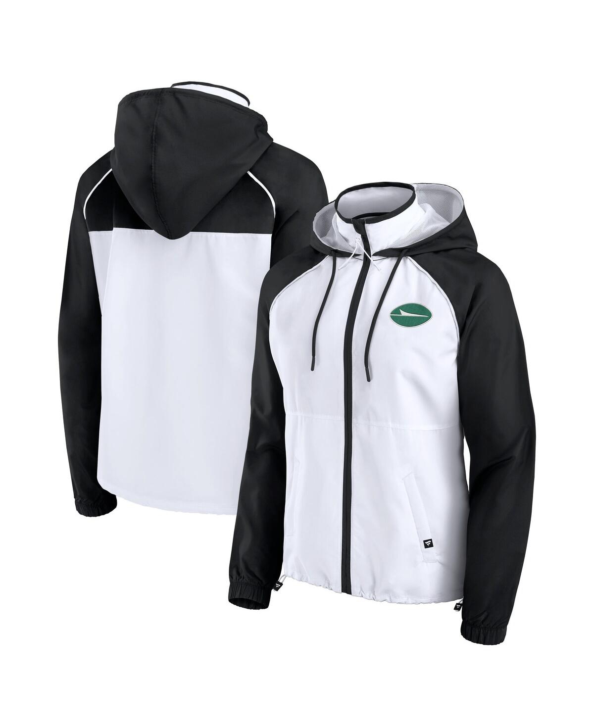Fanatics Women’s White New York Jets Full-Zip Anorak Hoodie Jacket – White Fanatics Women’s White New York Jets Full-Zip Anorak Hoodie Jacket – White