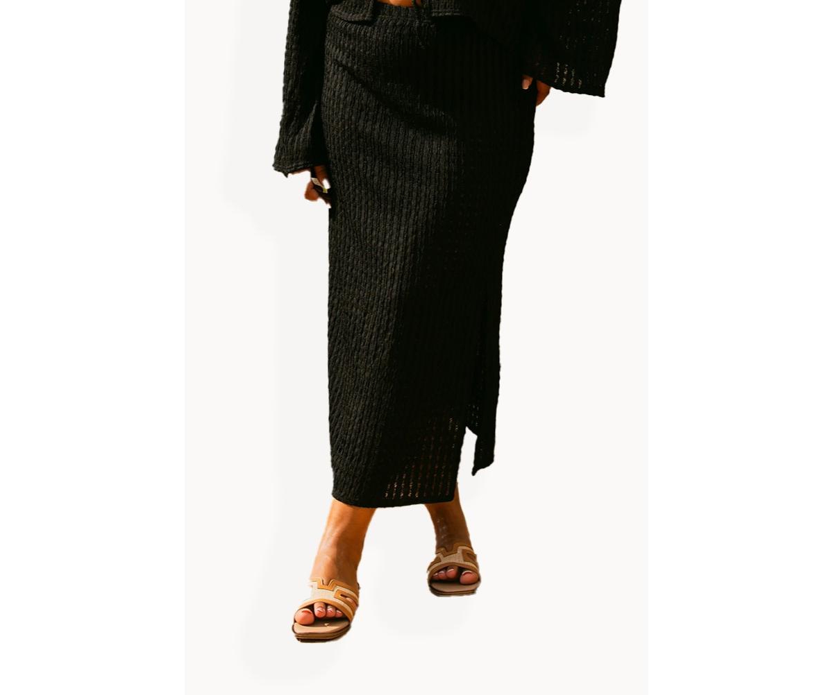 Fashion-szn Curve Women’s Curve Crochet Resort Midi Skirt – Black Fashion-szn Curve Women’s Curve Crochet Resort Midi Skirt – Black