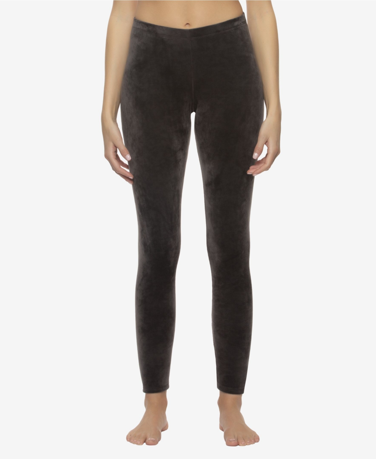 Felina Cozy Super Soft Velour Legging – Shark