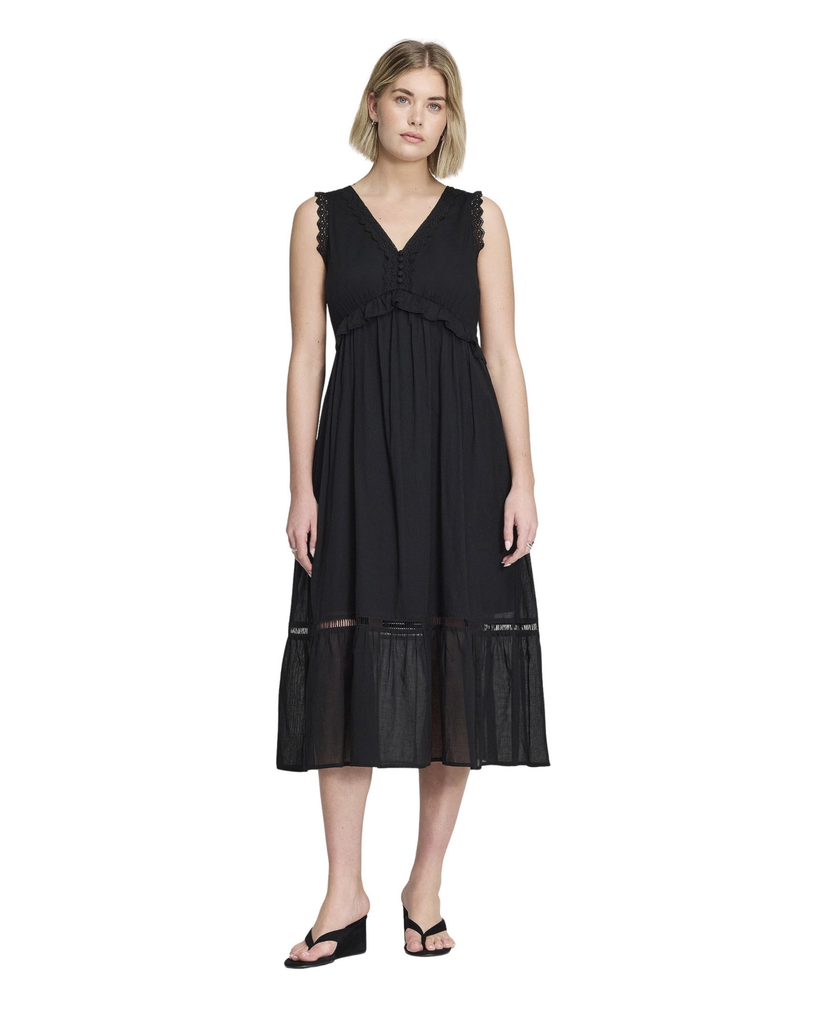 Finery London Women’s Myriam Sleeveless Midi Dress – Black Finery London Women’s Myriam Sleeveless Midi Dress – Black