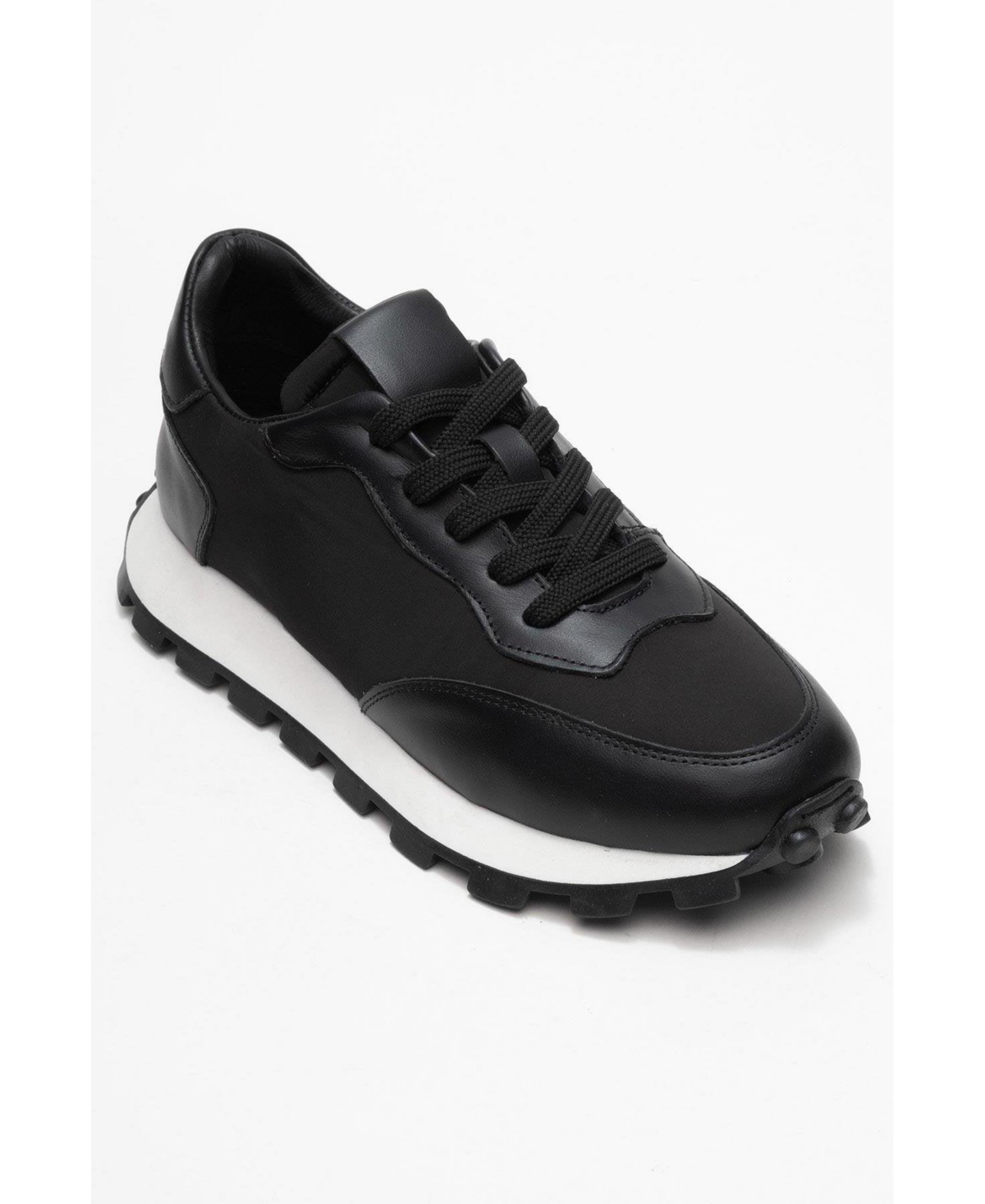 Forever & Always Shoes Women’s Amanda Leather Sneakers – Black leather Forever & Always Shoes Women’s Amanda Leather Sneakers – Black leather