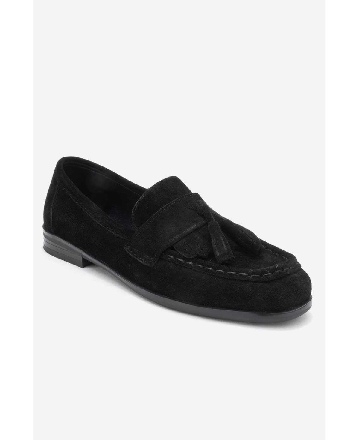 Forever & Always Shoes Women’s Lupen Leather Tassel Loafer – Black suede Forever & Always Shoes Women’s Lupen Leather Tassel Loafer – Black suede