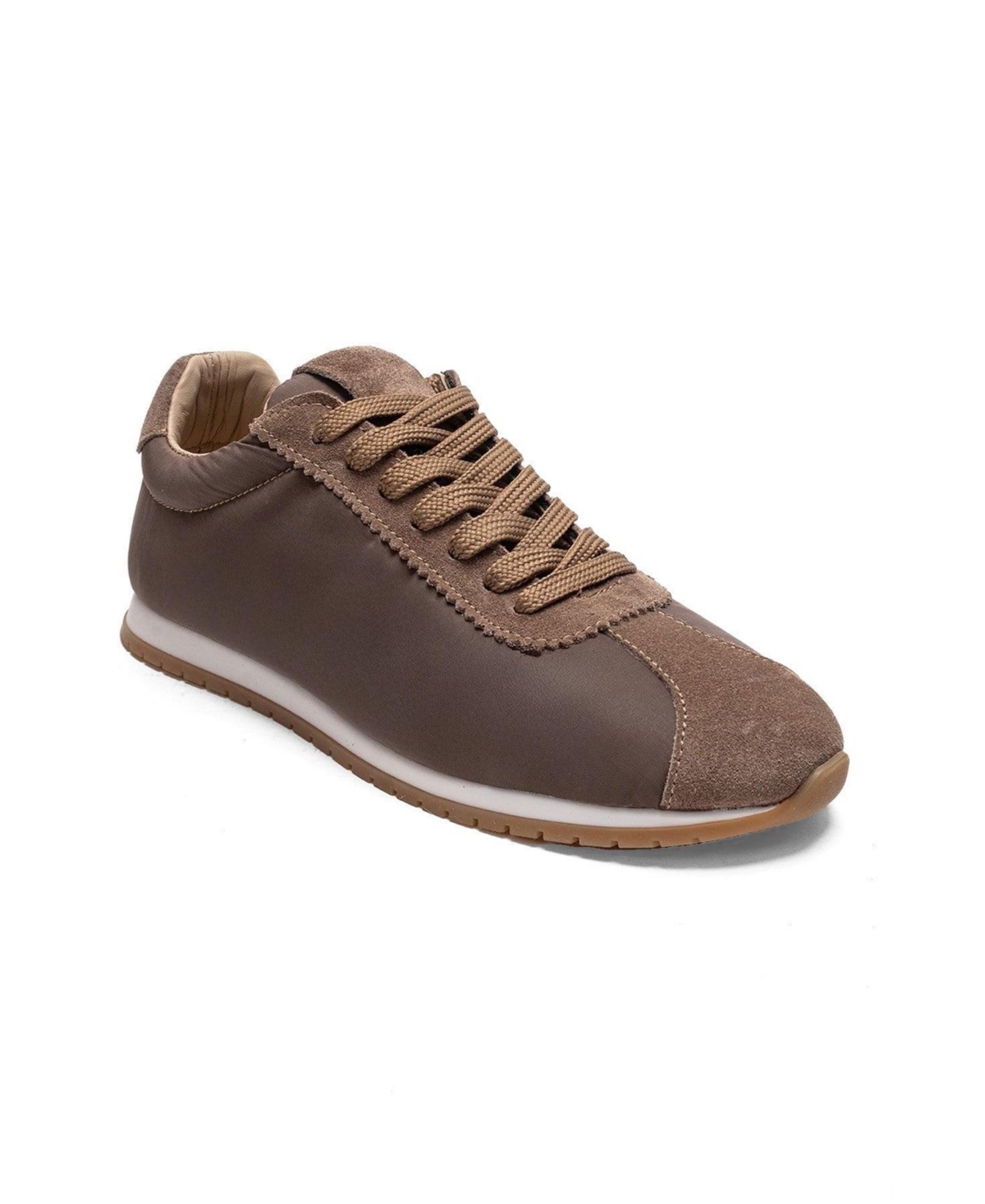 Forever & Always Shoes Women’s Unica Leather Sport Sneaker – Mink